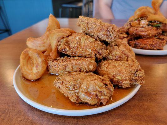 Soy Garlic Korean fried chicken: Incredibly crispy and juicy!