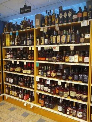 Good Bourbon selection.