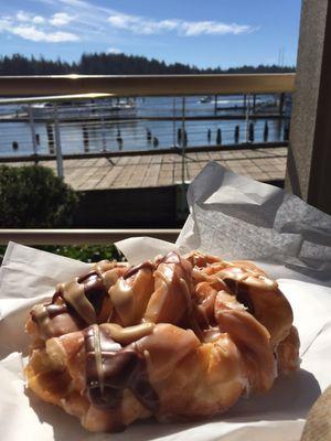 They sell some amazing pastry here from the sugar shack bakery. This was an awesome way to end our lunch!