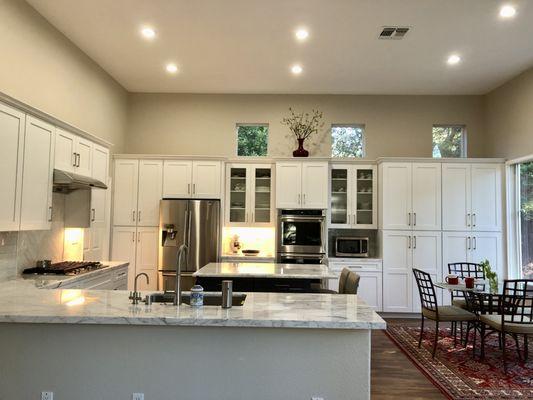 Our new kitchen and the master bath