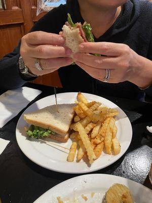 BLT and fries.