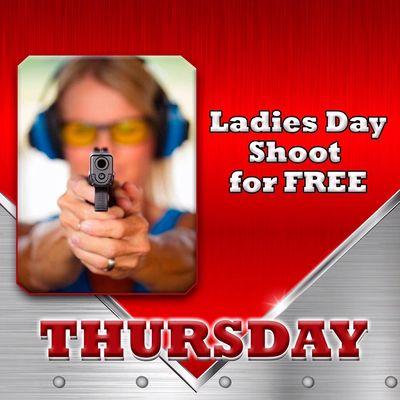 Ladies shoot for free every Thursday