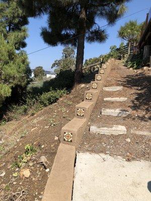 Steep hillside? No problem for Tru-block.