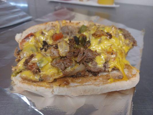 Yum!!! Yep! We serve a tantalizing Philly Cheesesteak too!