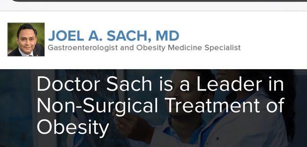 One of a kind Board Certified Gastroenterologist with special Interest in weight loss and non surgical treatment of obesity.