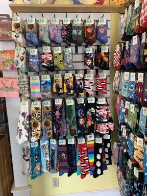 Wall of socks