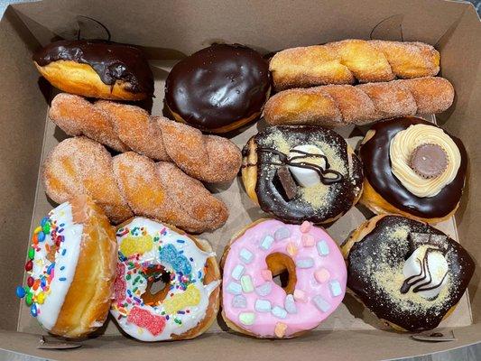 Dozen donuts