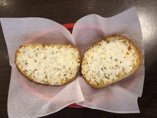 Garlic Toast with Cheese. Yum!