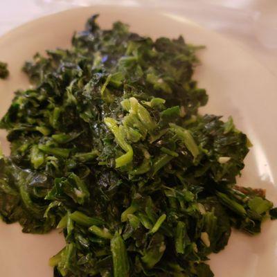 Sautéed spinach