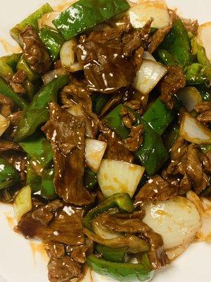 pepper steak with onion