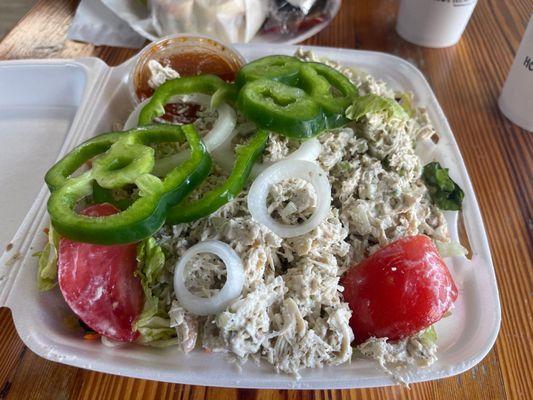 Cashew chicken salad.