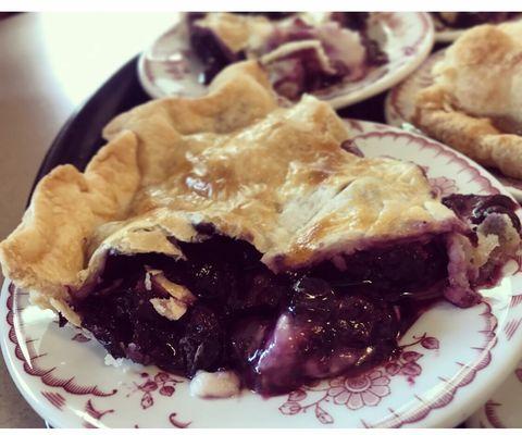 Blueberry pie!