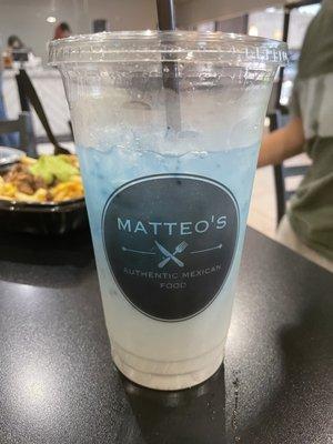 Blue frost aguas frescas