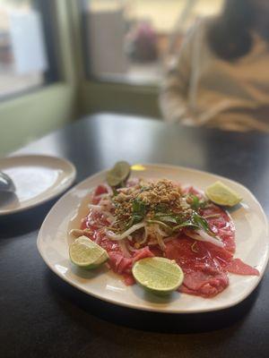 7. Beef Carpaccio