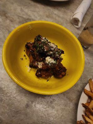 Oven roasted "chimichurri" wings