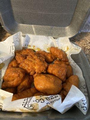 Honey BBQ boneless wings