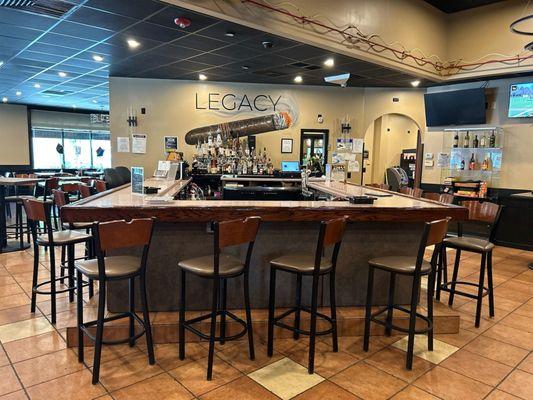 Bar at Legacy Cigar Lounge