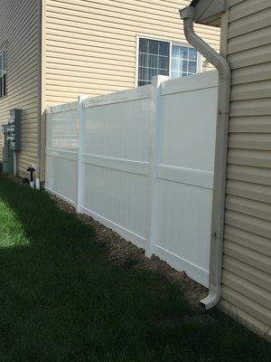 Premium vinyl fencing