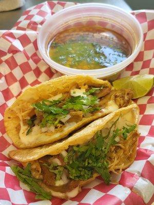 Birria tacos(wet tacos), it is not the menu, please ask for availability~