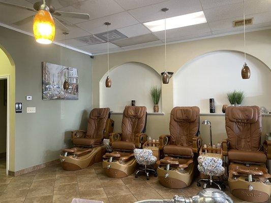 Pedicure area