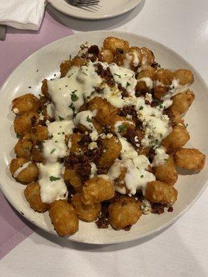 Irish Blue Cheese and Bacon Tater Tots