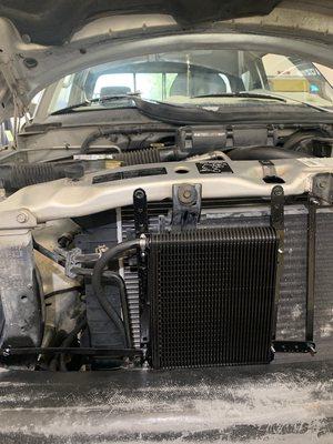 Transmission cooler installation available