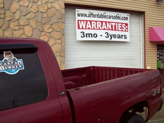 Only the Best Nationwide Warranties Provided