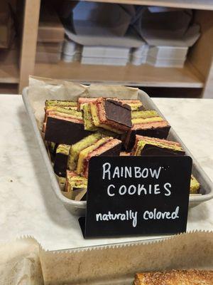 Rainbow cookies