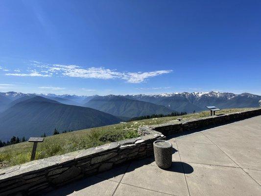 Panoramic view of Hurricane Ridge.