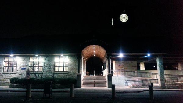 View Of Station At Night