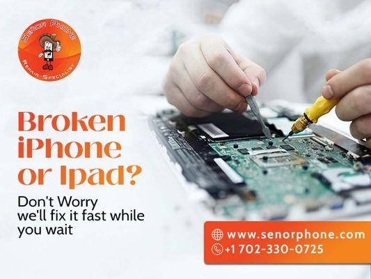 Broken iPhone or iPad?