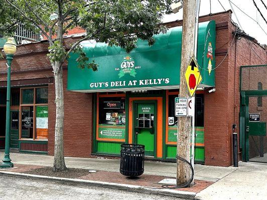 Restaurant Exterior and Takeout Window