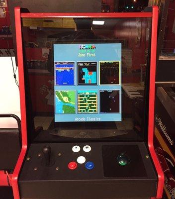 J-Cups has a brand new multi-game machine.  You'll be able to play all 60 games while waiting for your Friday night pizza.