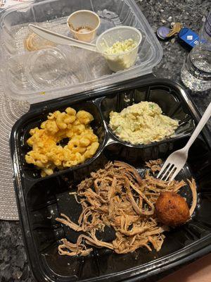 NC Whole Hog Barbecue plate