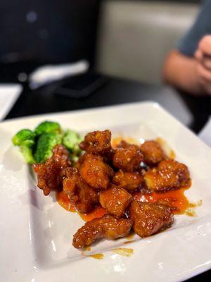 C9. Orange Chicken Rice Dish