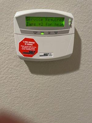 Honeywell home alarm