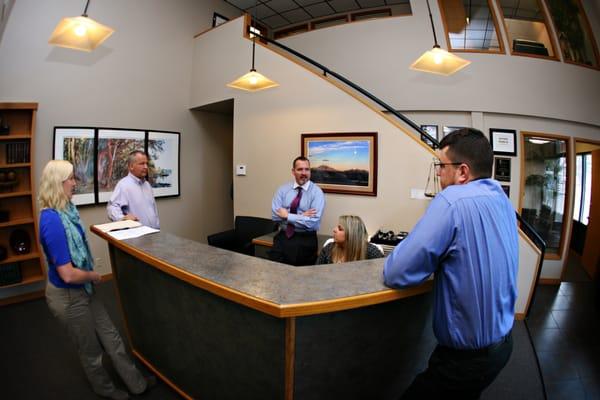 The LKM Law Defense Team has a daily meeting. When you hire the firm, your have a whole team defending you.