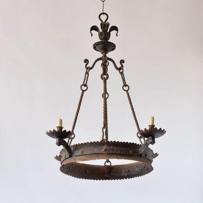 Large Iron Fixture from Barcelona