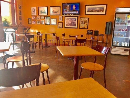 Snapshot showing the ambience of the dining area