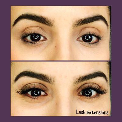 Mink lashes extensions