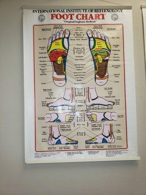 Want relief of pain come in for reflexology