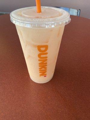 Peach Passion Fruit Dunkin' Coconut Refresher