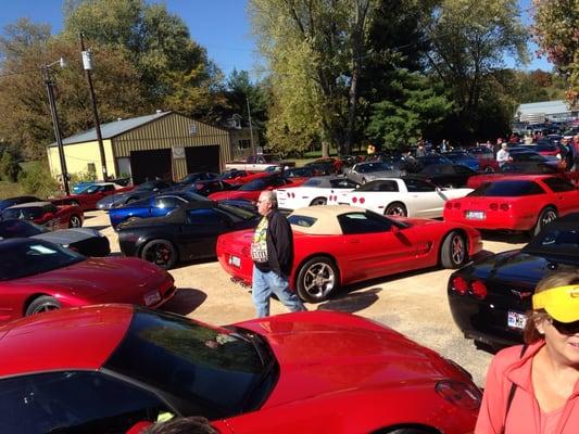 Once a year!! You gotta check this out. 200+ Corvettes!!