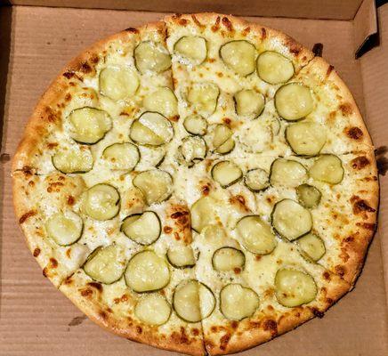 Dempsey's Dill-light Pizza from Downtown Dempsey's