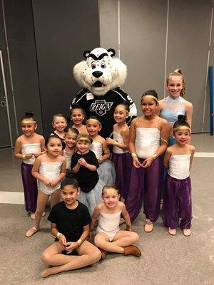 Ontario Reign Half Time Show Performance