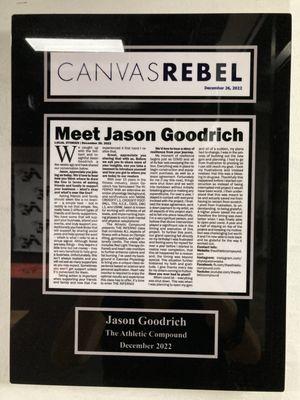 Write up on Jason Goodrich