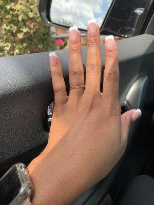 White Tips Nails