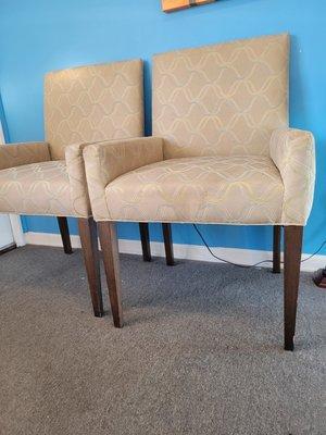 Great set of matching chairs for your home or office