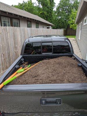 Truckload of dirt $25