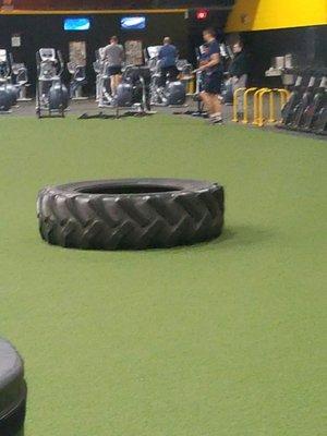 Tire flip